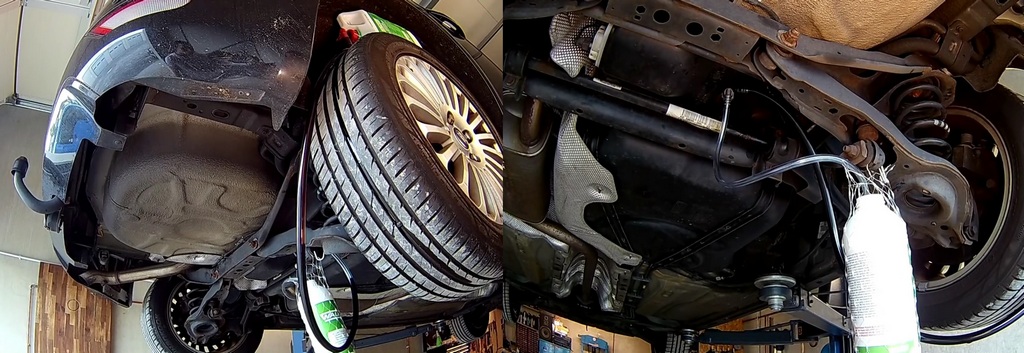 Sklad výfuků a DPF
